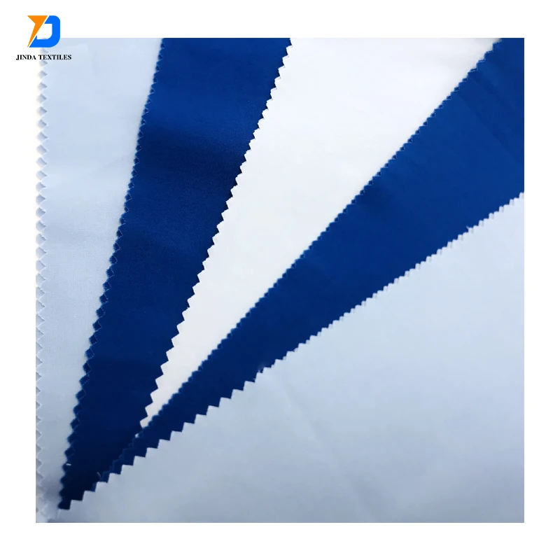 Jinda Textiles 100% cotton combed Ring Spun mini twill fabric with solid colors 155gsm for shirting uniform