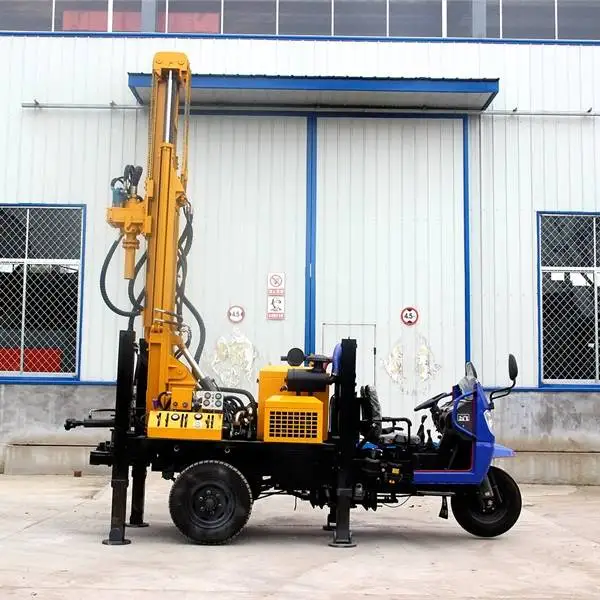 YLFY200 200 Meter 65kw Tricycle 3 wheel Vehicle Mounted Tractor water well drilling rig for sale