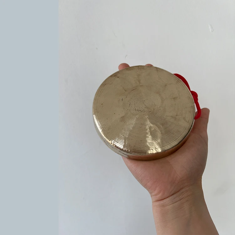 Music instrument copper gong, percussion copper gong music Chinese traditionla instrumentos musicais, qi gong/causeway