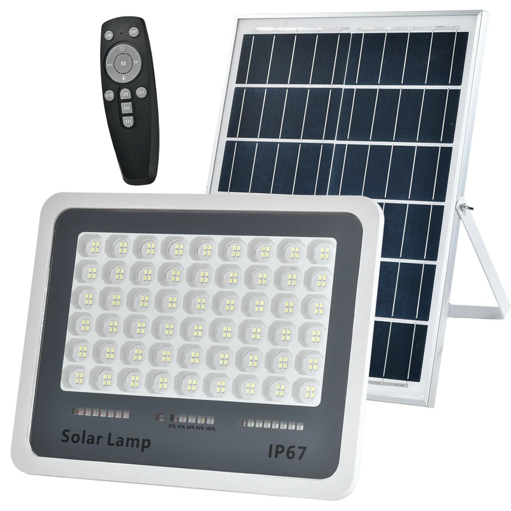 High Performance Customized Garden Pathway IP65 200w White LED Outdoor Waterproof Solar Flood Lights