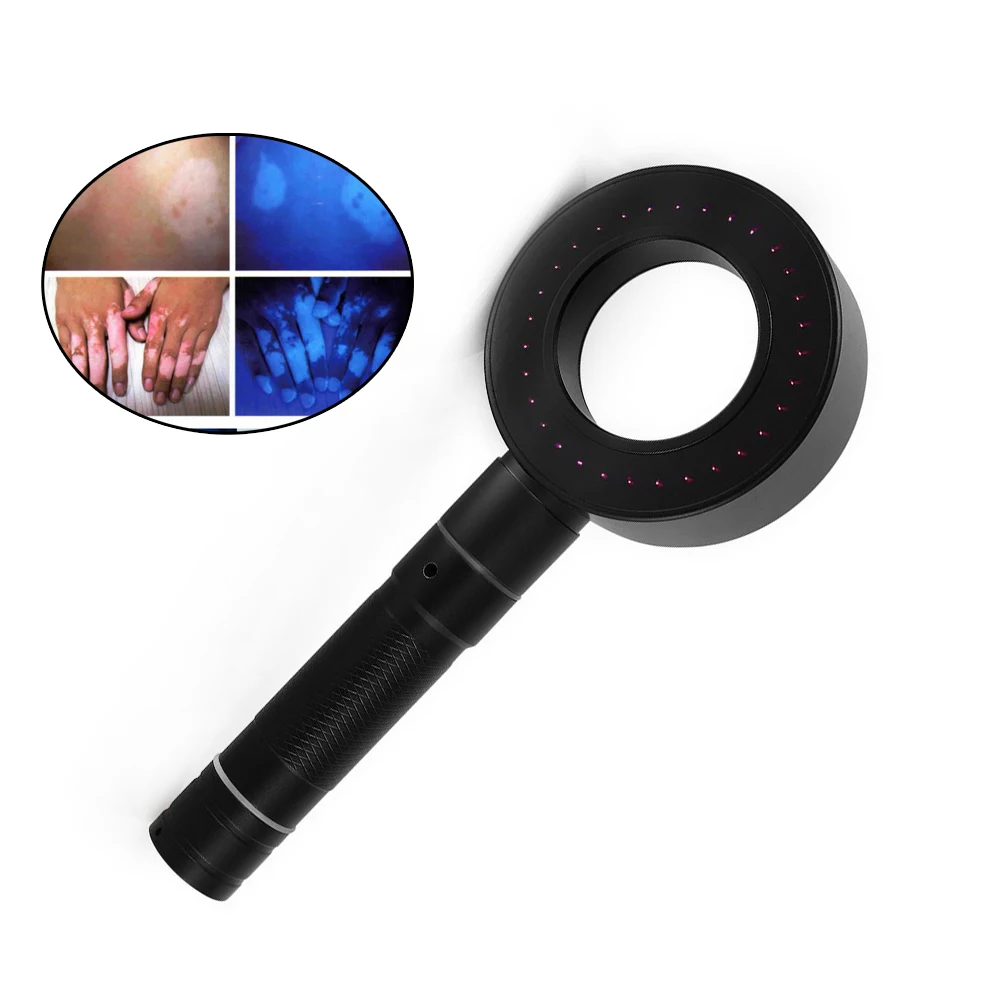 7 Вт 365nm УФ Blacklight перезаряжаемая ультрафиолетовая лампа лупа Алмазный детектор с фильтром