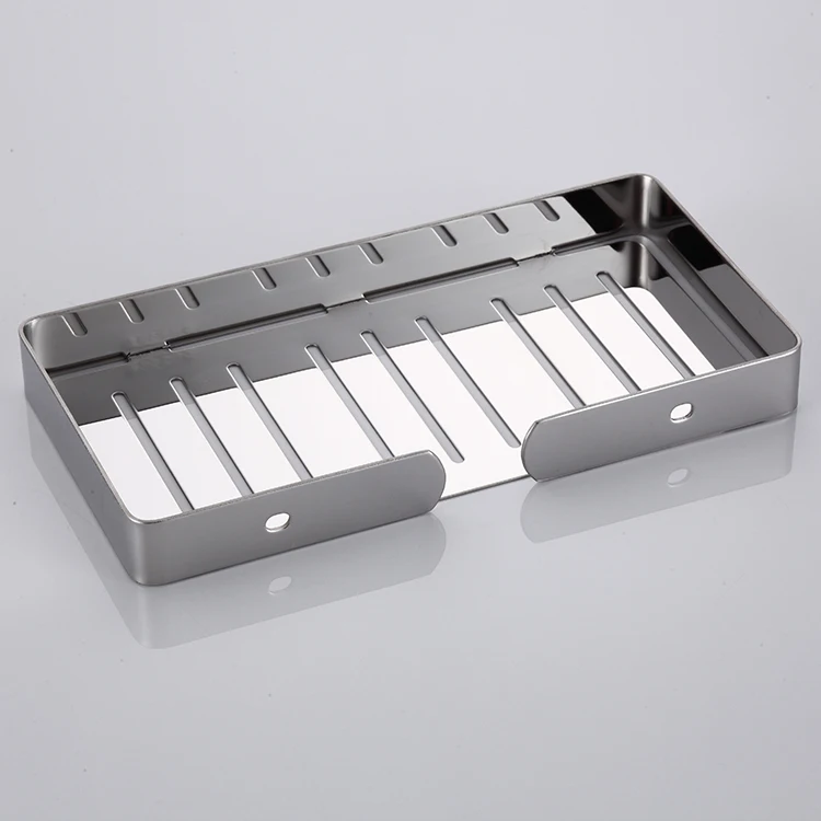 Wholesale Multi Color SUS304 Stainless Steel Large Storage Soap Rack Bathroom Accessories Soap Dishes