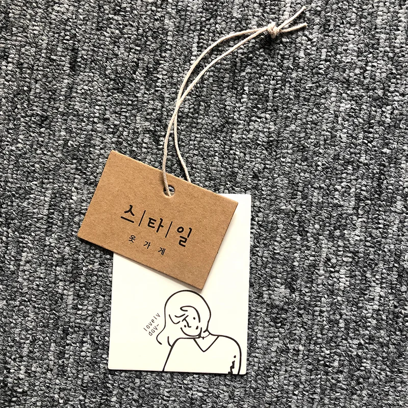 
High quality custom design colorful printing luxury hang tag 