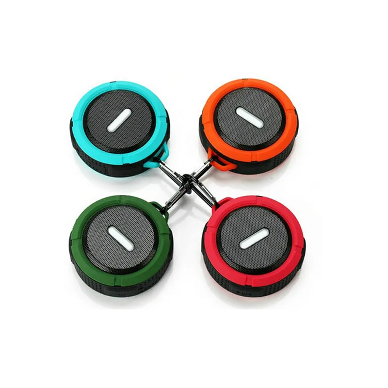 C6 waterproof Blue Tooth Speaker Dustproof BT Audio Outdoor Sports Mini Portable TF Subwoofer