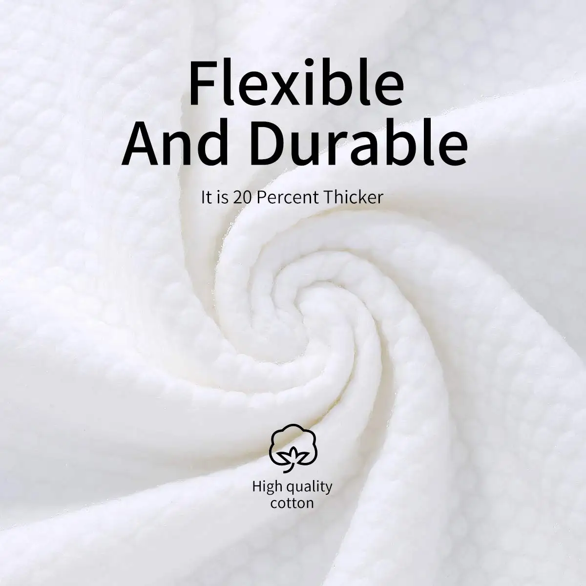 Factory OEM 100% Pure Cotton soft facial Tissue  disposable dry and wet dual One time use face towel