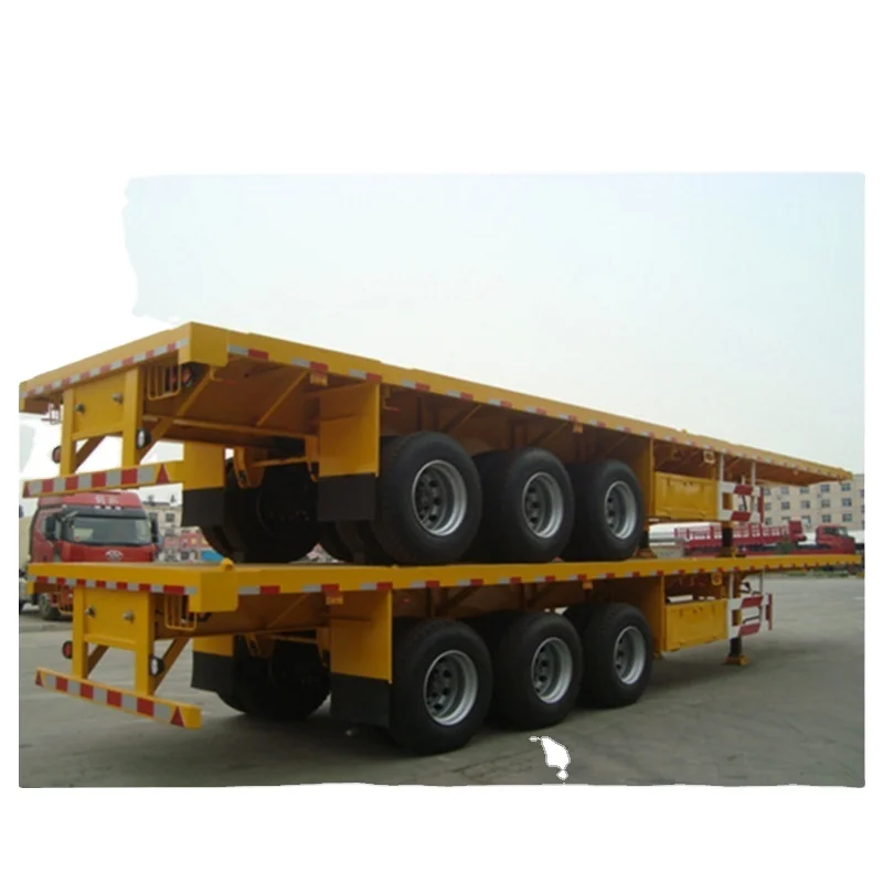 low price high quality flatbed trailer for sales in dubai