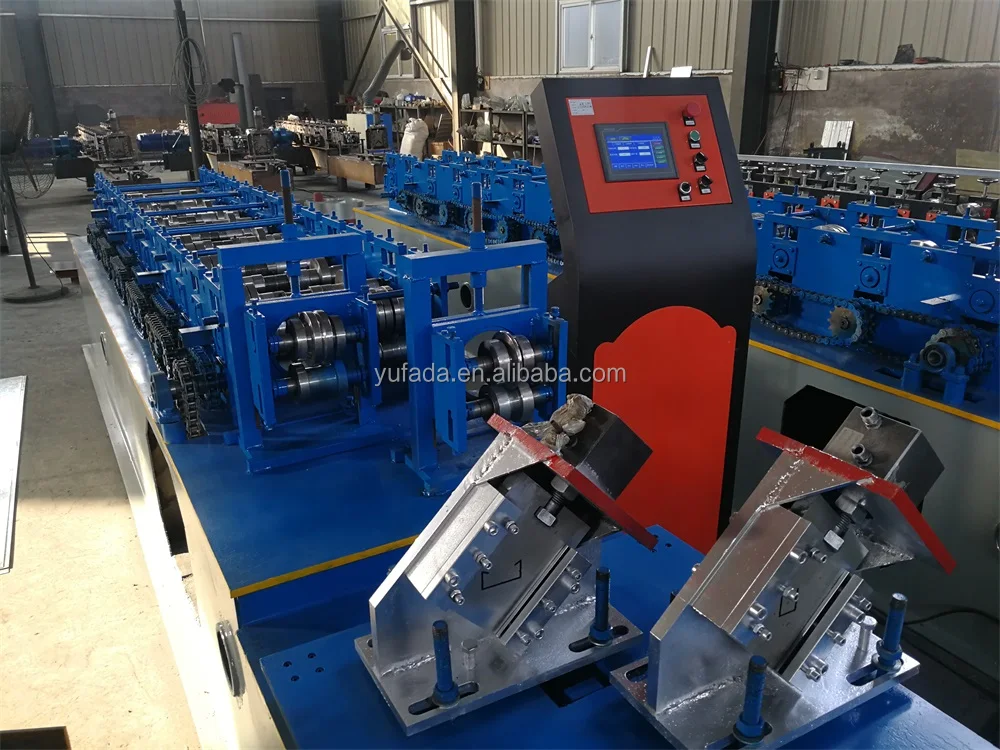 Customized C U-shaped steel automatic bolt track hydraulic cutting light steel keel bending machine