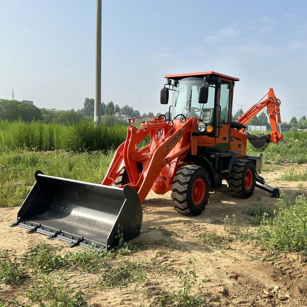 TOSH WZ15 26 Articulated Hydraulic Steering WZ 10-20 15-26  Backhoe Loader with EPA Engine