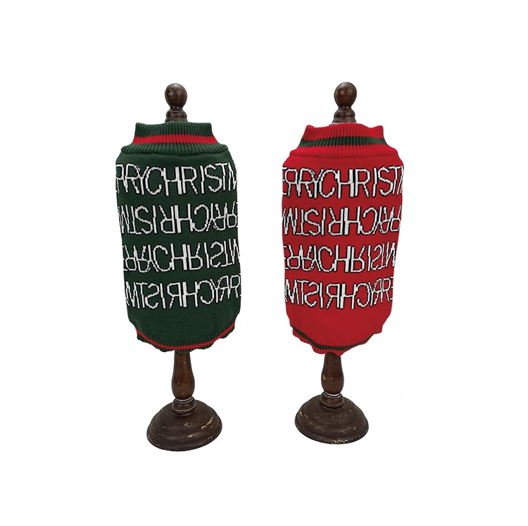 Hellomoon dog christmas sweater wholesale designer dog clothes luxury brand fashion