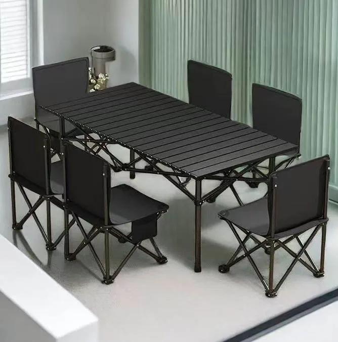 Outdoor Furniture Outdoor Portable Furniture Light Carbon Steel Table and Chair Set Camping and Garden For Outdoor Activities