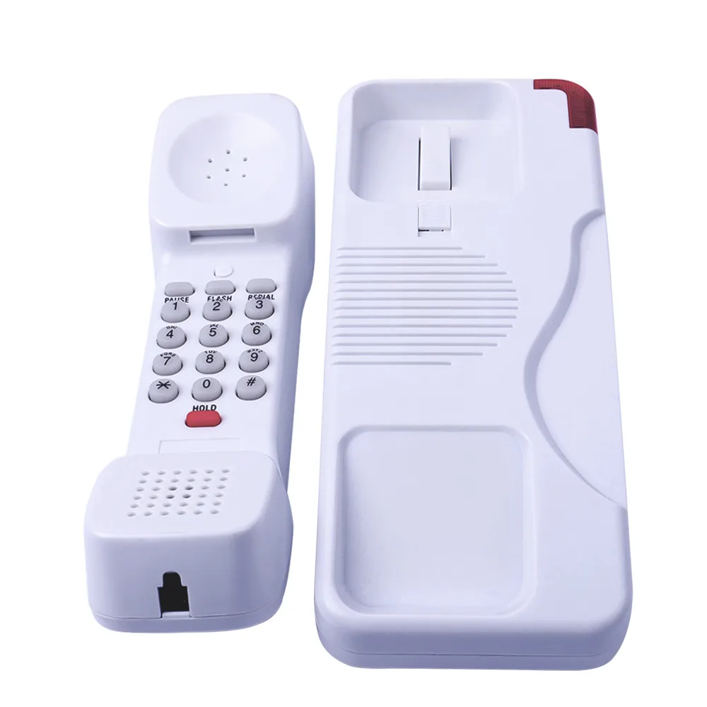 Hot Sale White Colors Landline Telephone Button Wall-mounted Phone For School Or Door