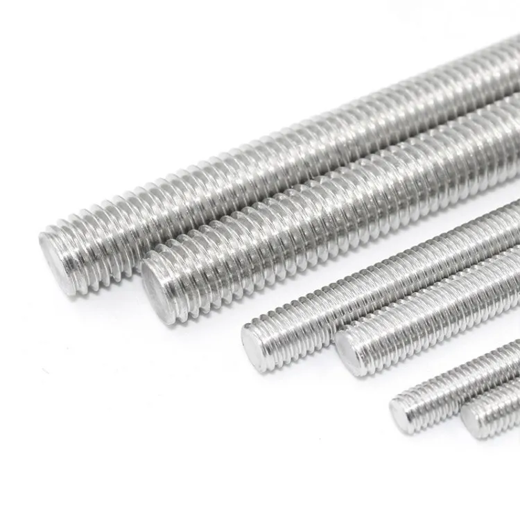 Full Threaded Bar Thread Stud 4.8 Grade Carbon Steel Zinc Plated Hot Dip Galvanized Threaded Rod