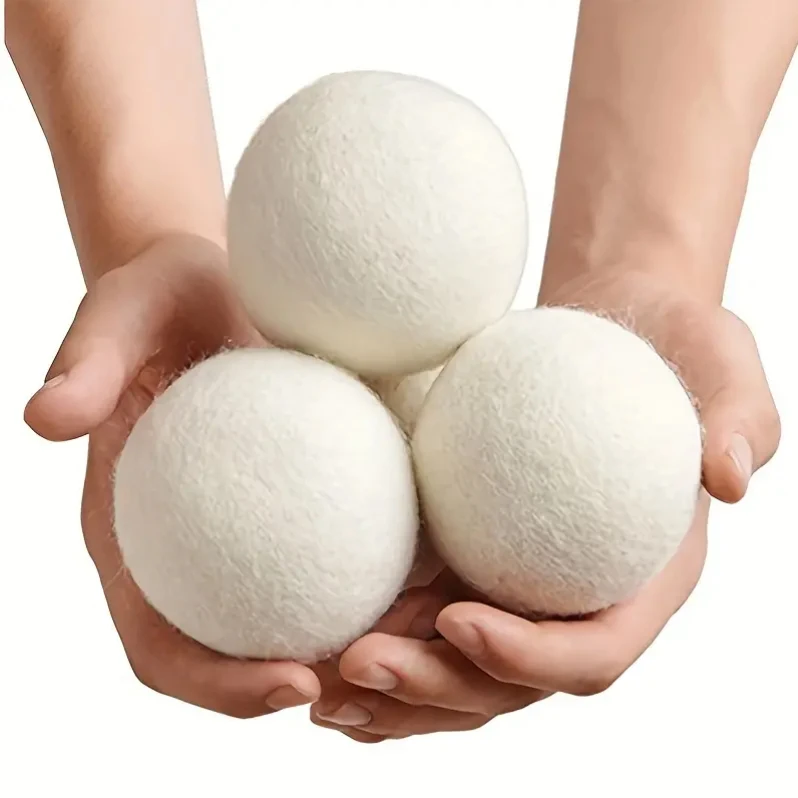 Wholesale Laundry Dryer Balls Product Eco-friendly Reusable New Zealand Wool Drying Balls