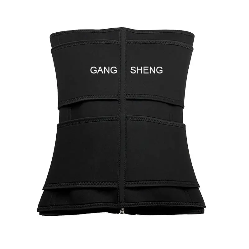 Customizable logo soft latex neoprene sport weight loss sweat belt women trimmer waist trainer slimmer body shaper belt