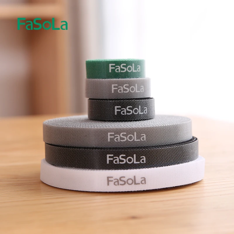 FaSoLa Back to back  stickers Binding tape computer finishing self-adhesive machine room binding tape 1m