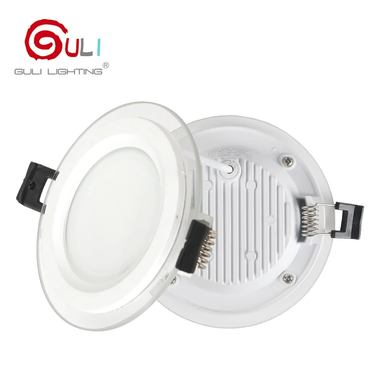 High quality slim recessed glass 6w 9w 12w 18w 24w 30w led slim downlight