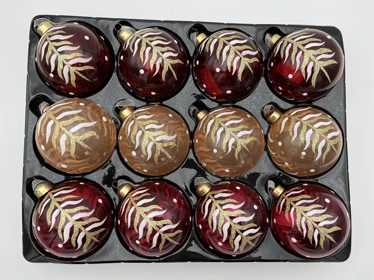 glass balls decoration marble