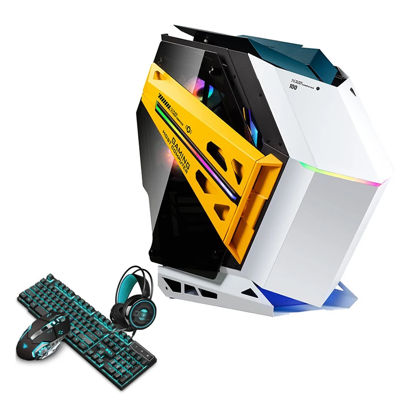 
OEM High quality atx with power supply fan cooler master plastic LED customizable dustproof gaming computer hardware 