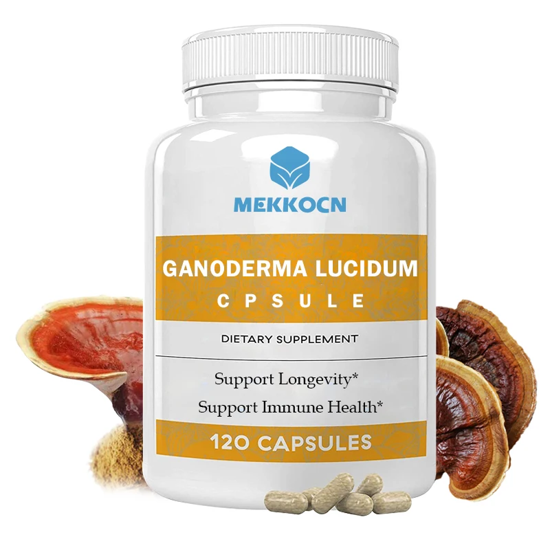 Wholesale Ganoderma Lucidum Capsules Antioxidant Reishi Mushroom Spores Capsule Ganoderma Lucidum Extract Capsule