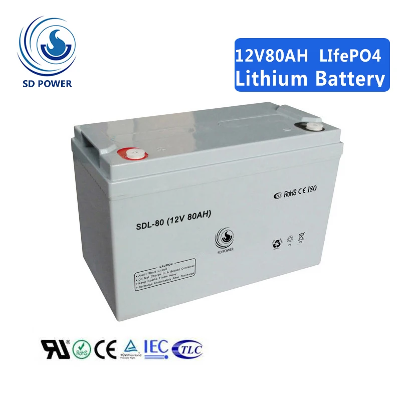 
Bluetooth 5000 deep cycle lipo 12v 80ah li ion battery for electric boat / scooter /bike 