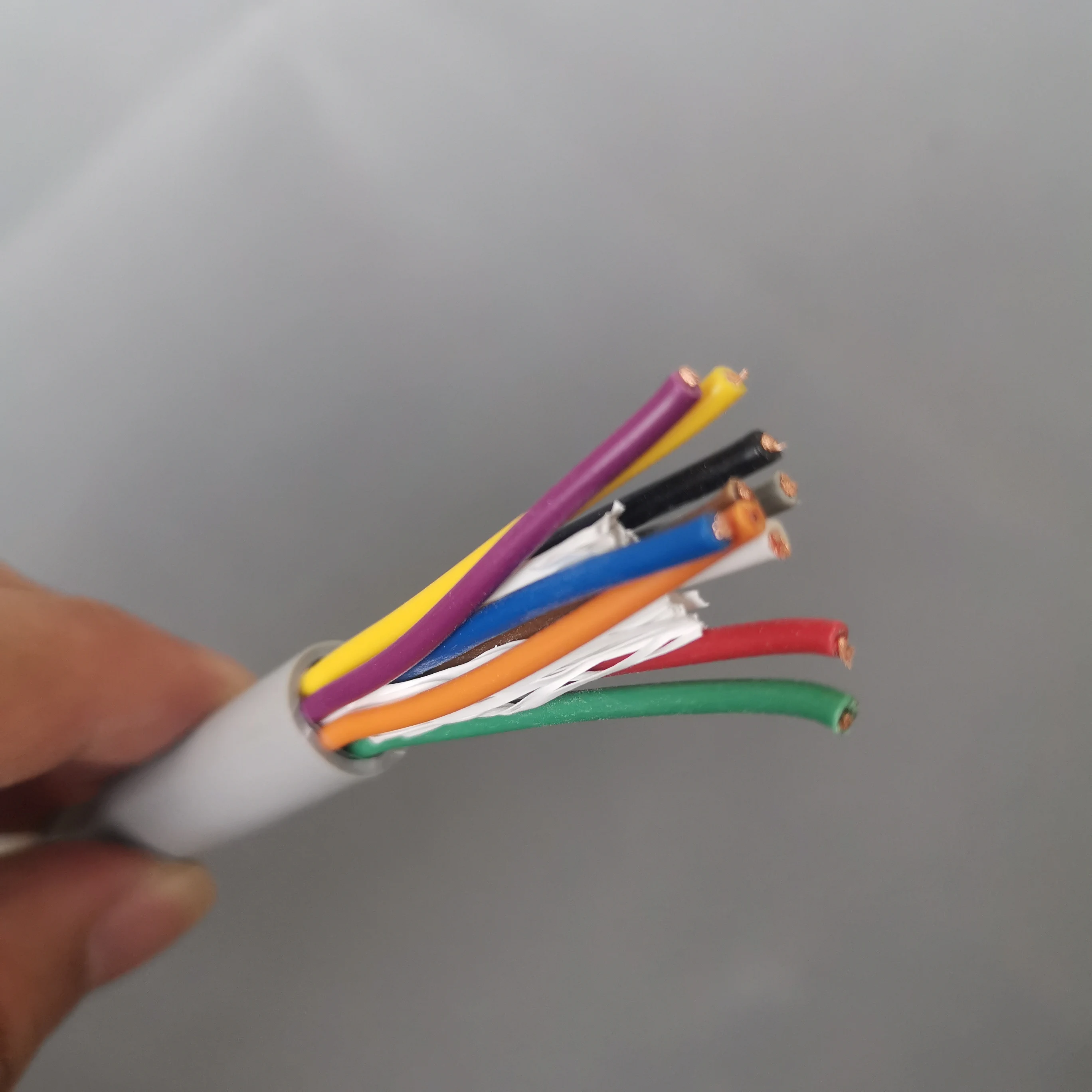 6x1mm2 liyy LIHH LIYCY ПВХ изолированный гибкий Цепной кабель медный многожильный провод гибкие кабели