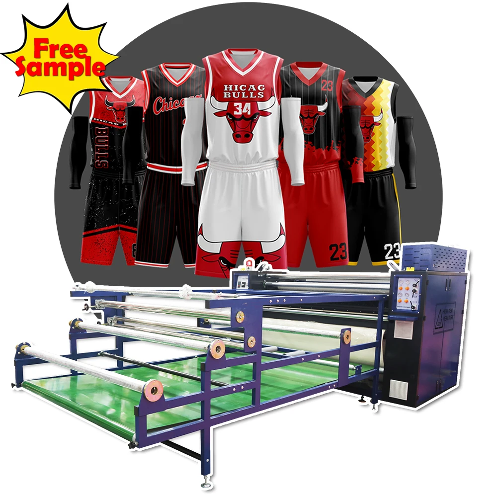 HJD Rotary Roller Heat Press Calendar Machine Roll to Roll Dye Sublimation Printing Heat Press Machine