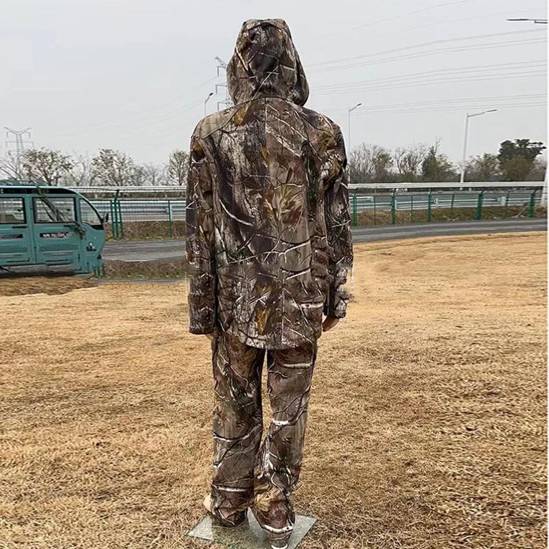 Hunting Camouflage Suit Warm One Piece Outdoor Duck Waterproof & Breathable Blaze Winter Hiking Hunting Suit