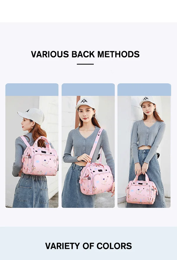 Multifunctional Folding Waterproof maternity Large Travel baby Diaper Tote Stroller baby Nappy Mummy Baby Bag Diaper Bag