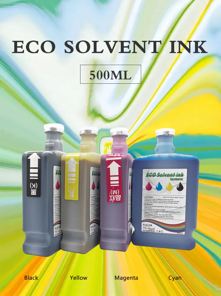 High Quality 500Ml Eco Solvent Pigment Ink Domestic Product Eco Solvent Ink