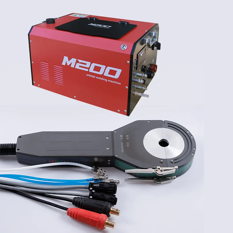 M200 portable orbital welding system closed round tube welding machine high precision 10H orbital welder 6.25-25.4mm tig welding