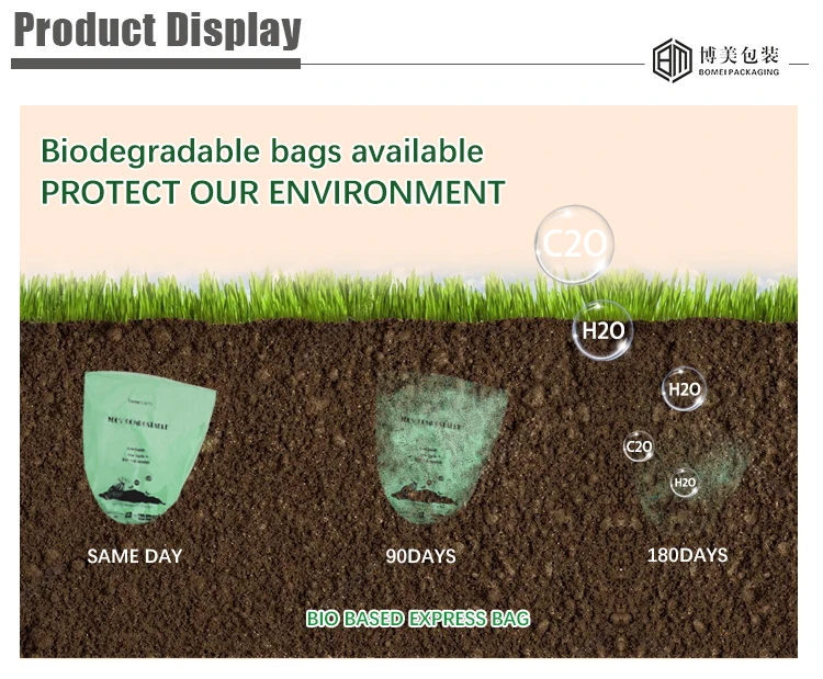 Manufacturer 100% Biodegradable Corn Starch Customization bolsas de plastico biodegradable bags