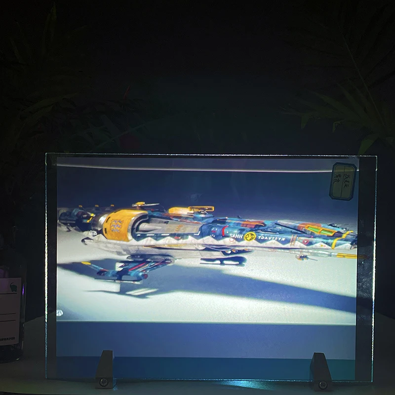 Grey Anti-light 3D Transparent Projection Self-adhesive Holographic Rear Projection Film