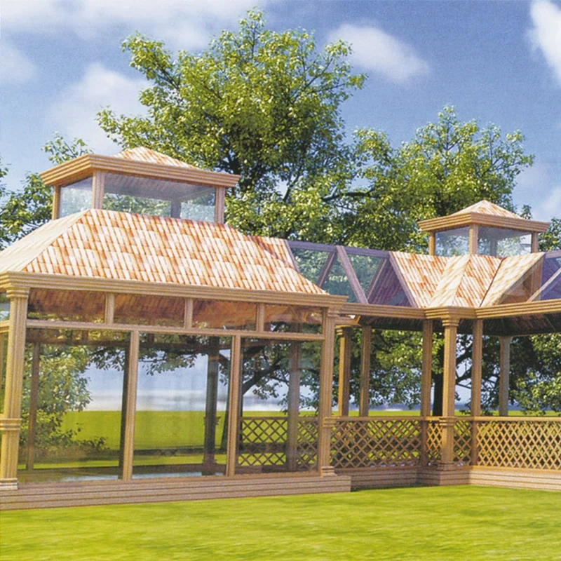 
Modern design of new products aluminium frame sunroom Free Standing sound insulation heat insulation Sun Rooms 