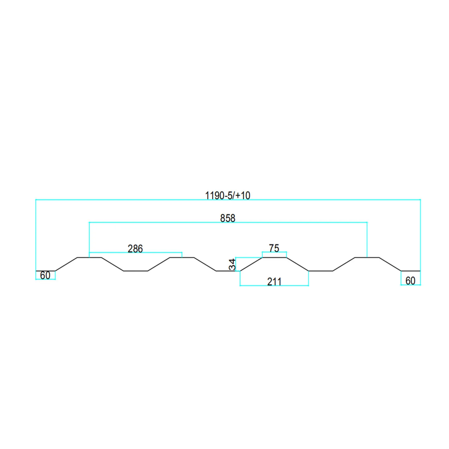 0.5-3.0mm Metal Panel Material and steel plate / container corrugated panels