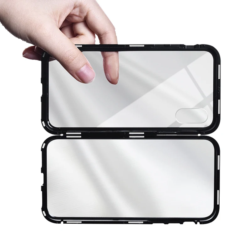 50 шт./лот Магнето ipX для мобильного телефона с металлическим каркасом и корпус ip камера 8/7plus закаленная стеклянная оболочка вибрато основа Бесплатная