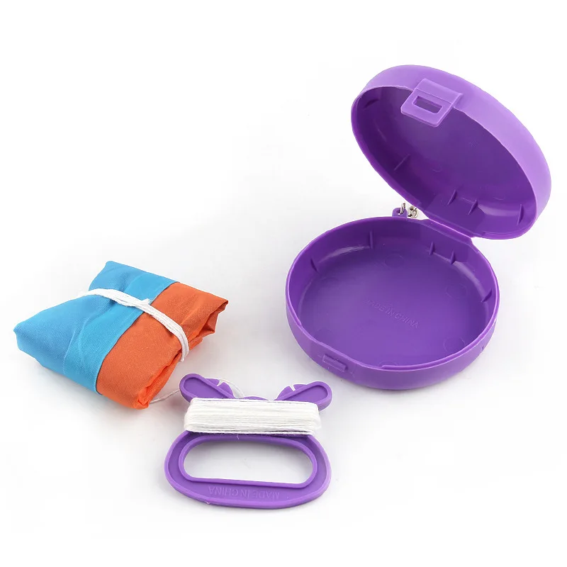 Fashion portable funny outdoor educational folding creative soft other toys pocket flying kite