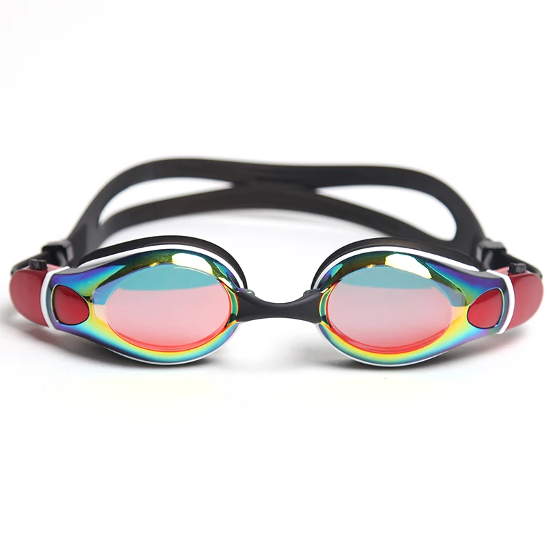 2021 anti fog UV400 silicone swim goggles