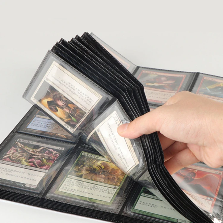 Customized HENWEI PP Plastic Trading TCG Photo Album Card Binders