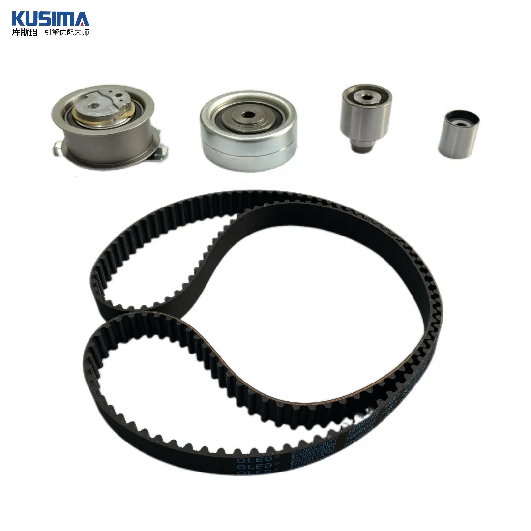 Kusima NEW arrive Complete Timing chain kit timing Belt set with Water Pump for VW Audi T5 T6 2.0T TSI diesel engine 03L198119F