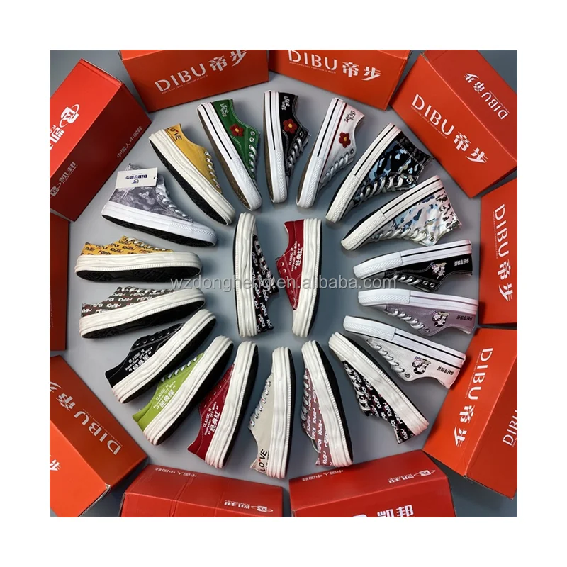 W7168 High Quality second hand canvas shoes wholesale running flat shoes wholesale mix shoes clearance stock lots