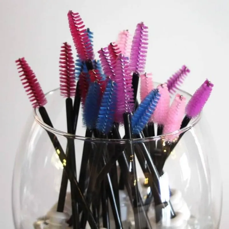 Disposable mascara wand lash cleaning brush eyelash lash extension tech supplies micro brushes lash brush and spoolies