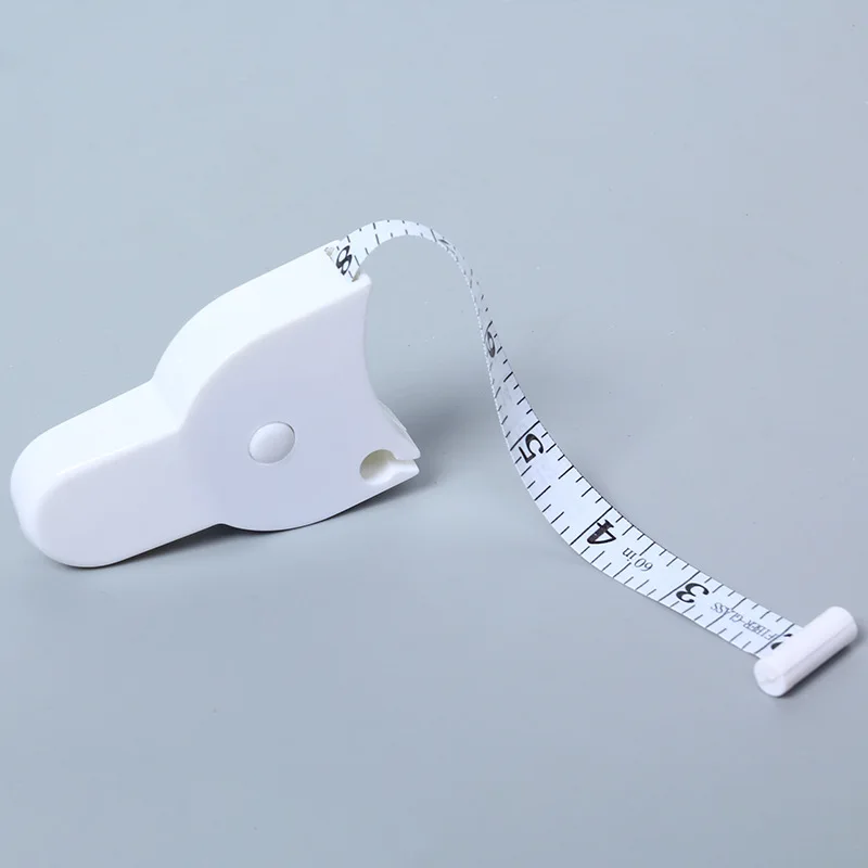 Custom Logo 60inch (150cm) Retract Ergonomic Design Durable Body Measuring Tape With Lock Pin & Push Button