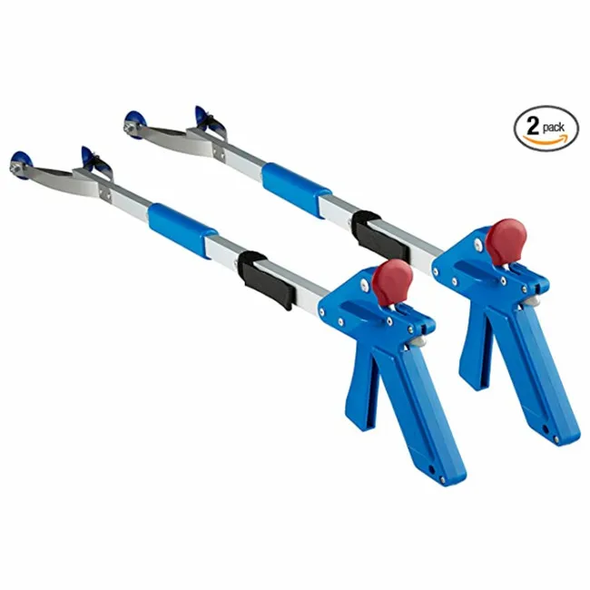 Food grade silicon reacher grabber folding with heat resistant to 500 degrees