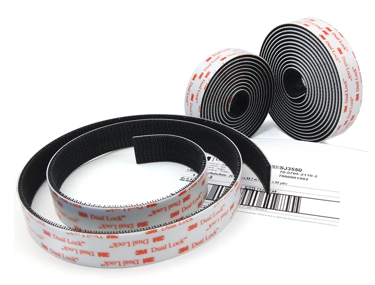 Крепеж повторно закрывающийся, 3 м, SJ3550 и 3 м, SJ3550CF, 3 м, с двойным замком, стебли акриловой клейкой ленты 250, 1 дюйм * 50 ярдов