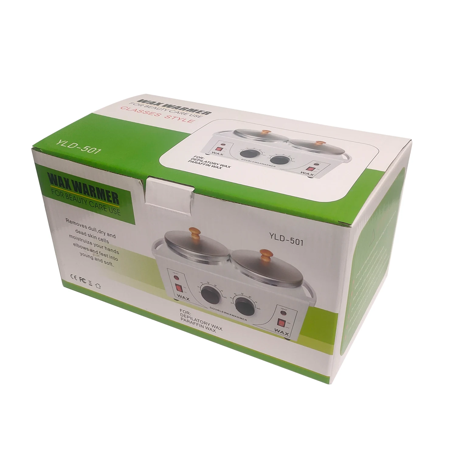 Wholesale private label good quality large single pink paraffin depilatory wax warmer pot heater for hair removal