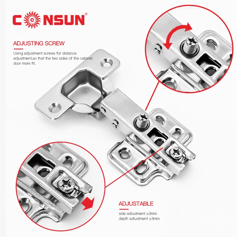 CD 35MM Hydraulic Soft Close Hinge Concealed Cabinet Hinge