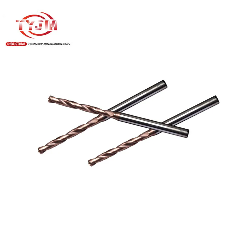 HRC60 Tungsten Solid Carbide Drill Bit 5D Carbide Drill  For Stainless Steel ,Alloy steel ,cast iron