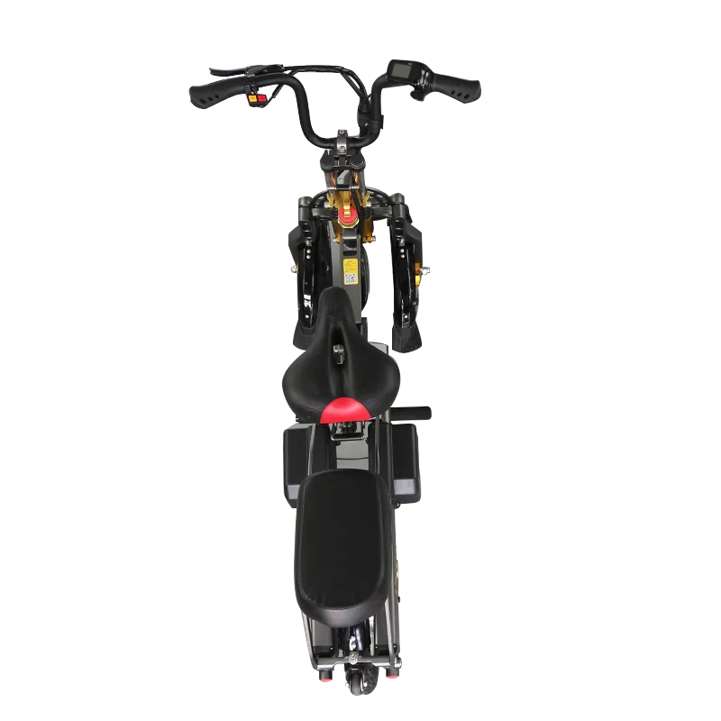 14inch Fat Tire Folding Fast Portable 3 Wheel Sports E Bike  Electric MTB Bicycle For Adults Kids