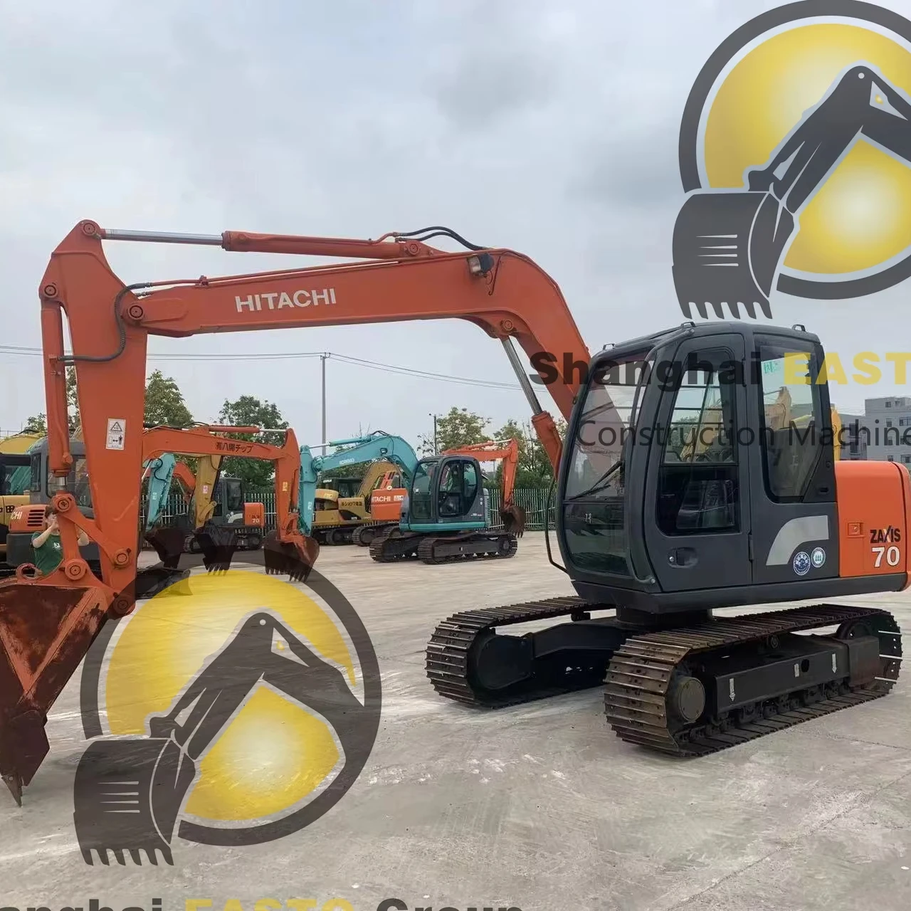 Original Japan Hitachi ZX70 Excavator Hitachi Excavator In Low Price Used Hitachi Excavator For Hot Sale
