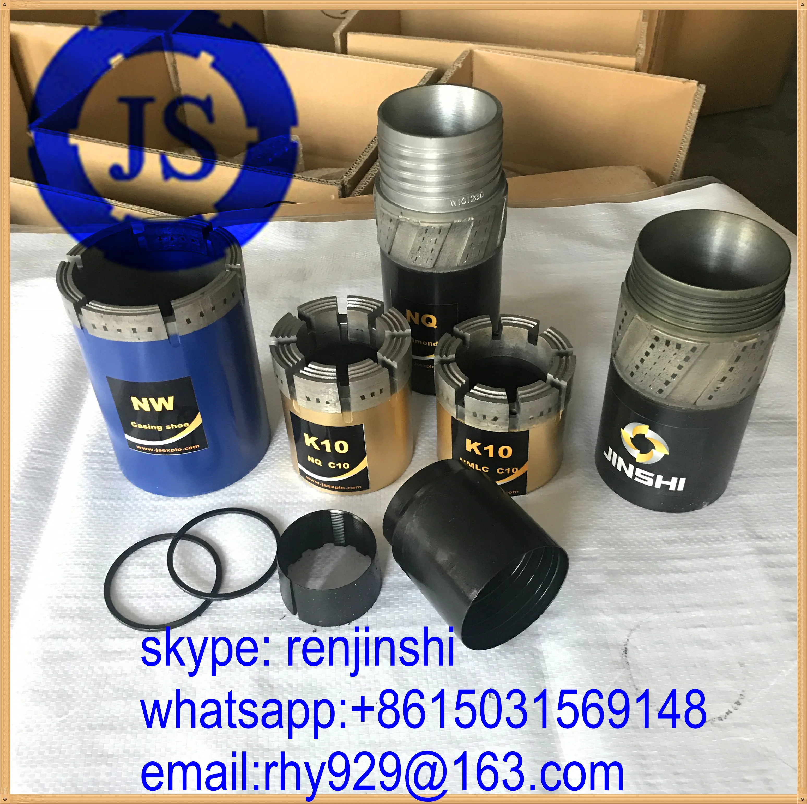 BQ NQ HQ PQ NQ2 NQ3 HQ3 PQ3 NX HX NMLC HMLC diamond core drill bit for rock drilling